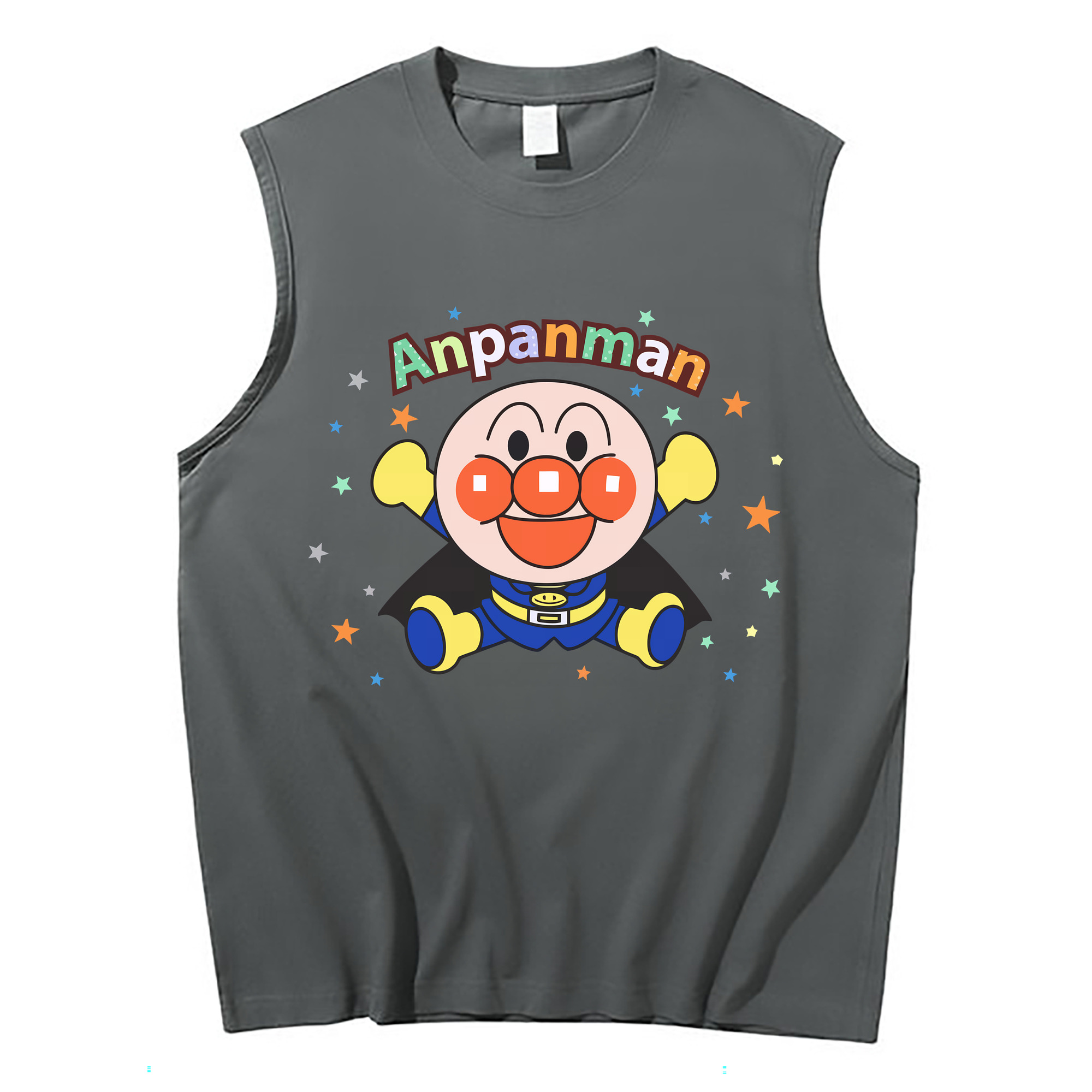 （画像用） アンパンマン Anpanman コットン100％タンクトップ（フロントプリント）